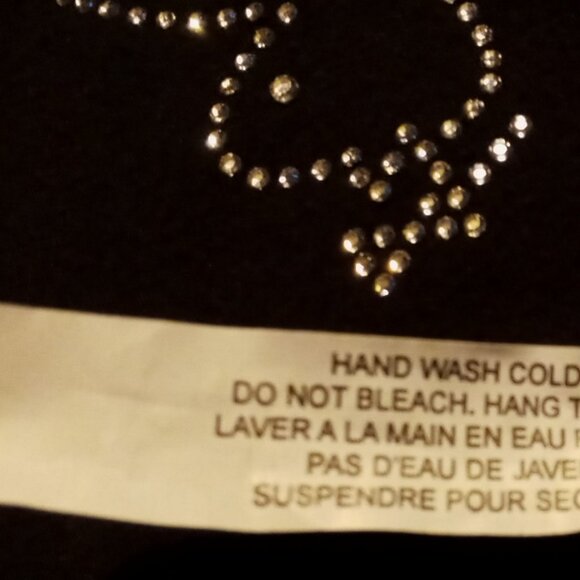 Sexy Vintage PLAYBOY Intimates Black CAMI & BOYSHORT w/RHINESTONE BUNNYHEAD logo - Picture 10 of 10